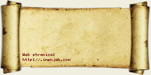 Avram Stamenković vizit kartica